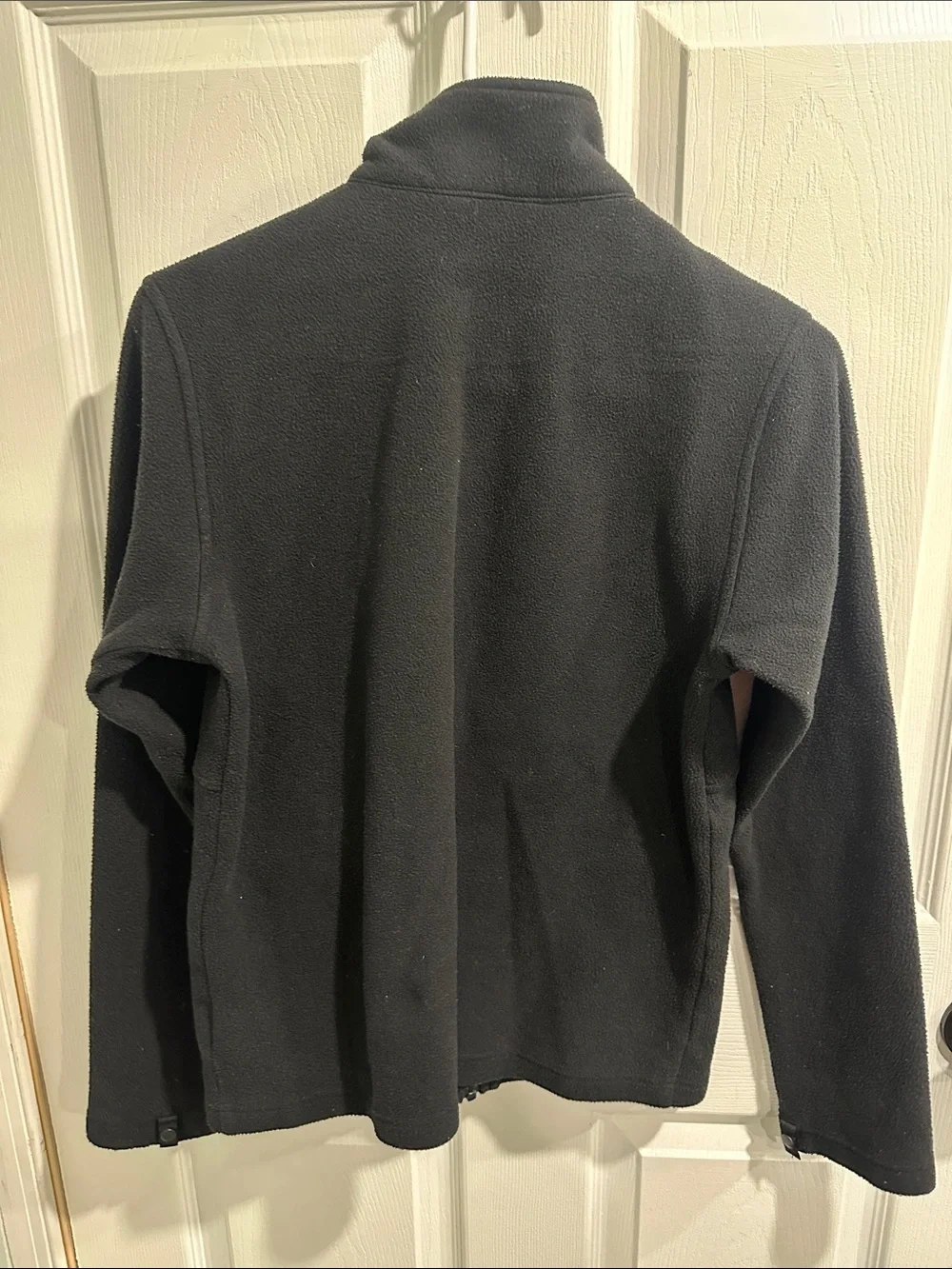 The North Face Black Full-Zip Kids Light Weight Fleece Jacket Sz L 14/16